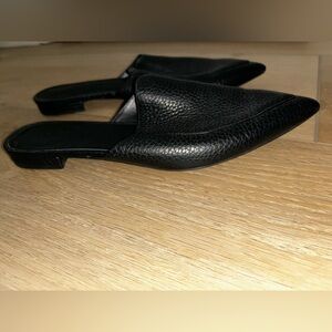 Everlane The Boss Women's Black Leather Mules - Size 7.5